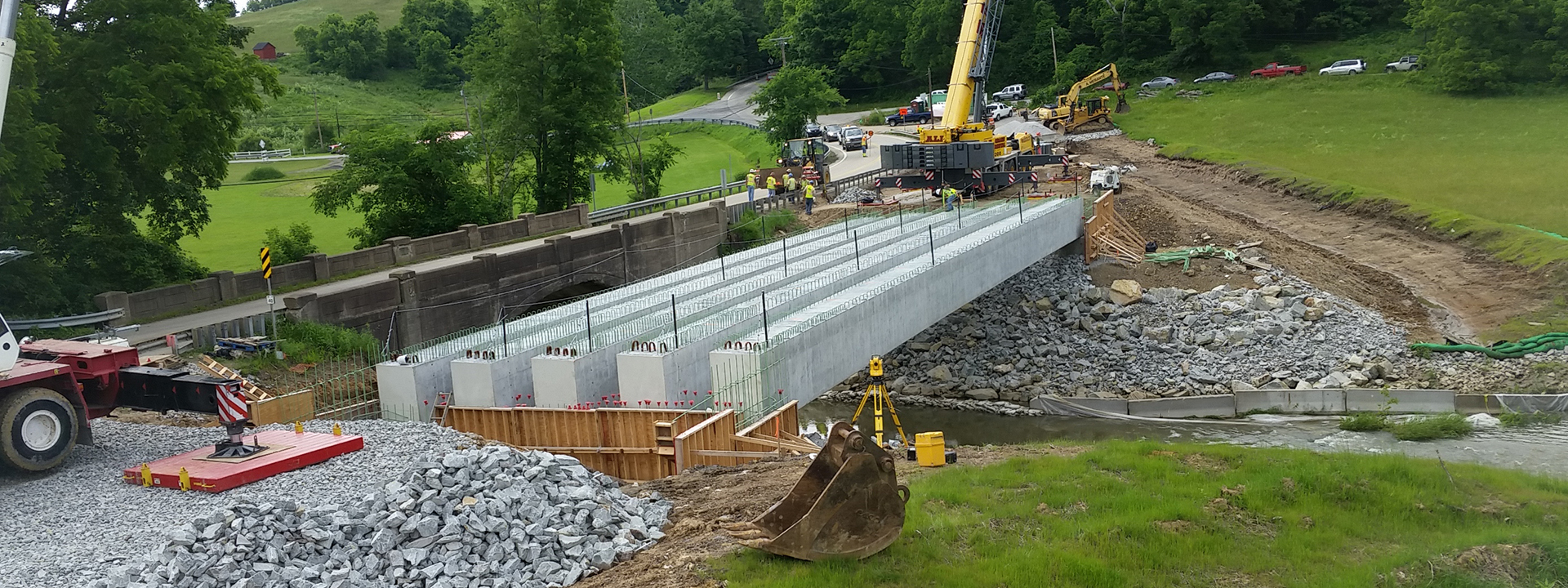 Amity Bridge heavy highway Construction